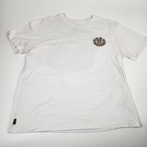 Element Graphic T Shirt Mens Medium White Island Logo Skate Surf Tee